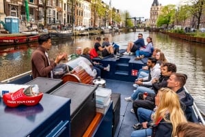 Amsterdam:Old City Canal Cruise with Live Guide and Open Bar