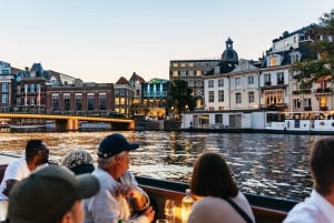 Amsterdam: Kanalrundfart med ost og vin