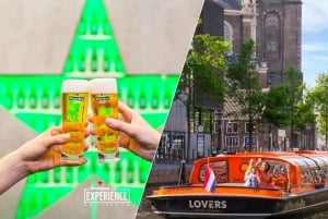 Amsterdam - en kanalrunda Kryssning i stadskanalen och Heineken-upplevelse