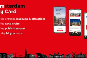 Amsterdã: City Card c/ Entrada Gratuita e Transporte Público