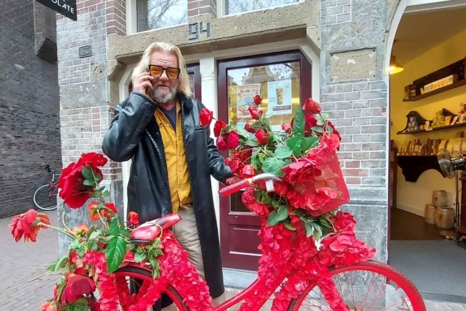 Amsterdam: Stadtzentrum, geführte Fahrradtour auf Blumenfahrrädern