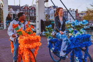 Amsterdam: Stadtzentrum, geführte Fahrradtour auf Blumenfahrrädern