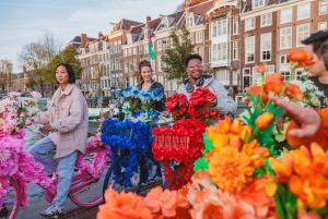 Amsterdam: Stadtzentrum, geführte Fahrradtour auf Blumenfahrrädern