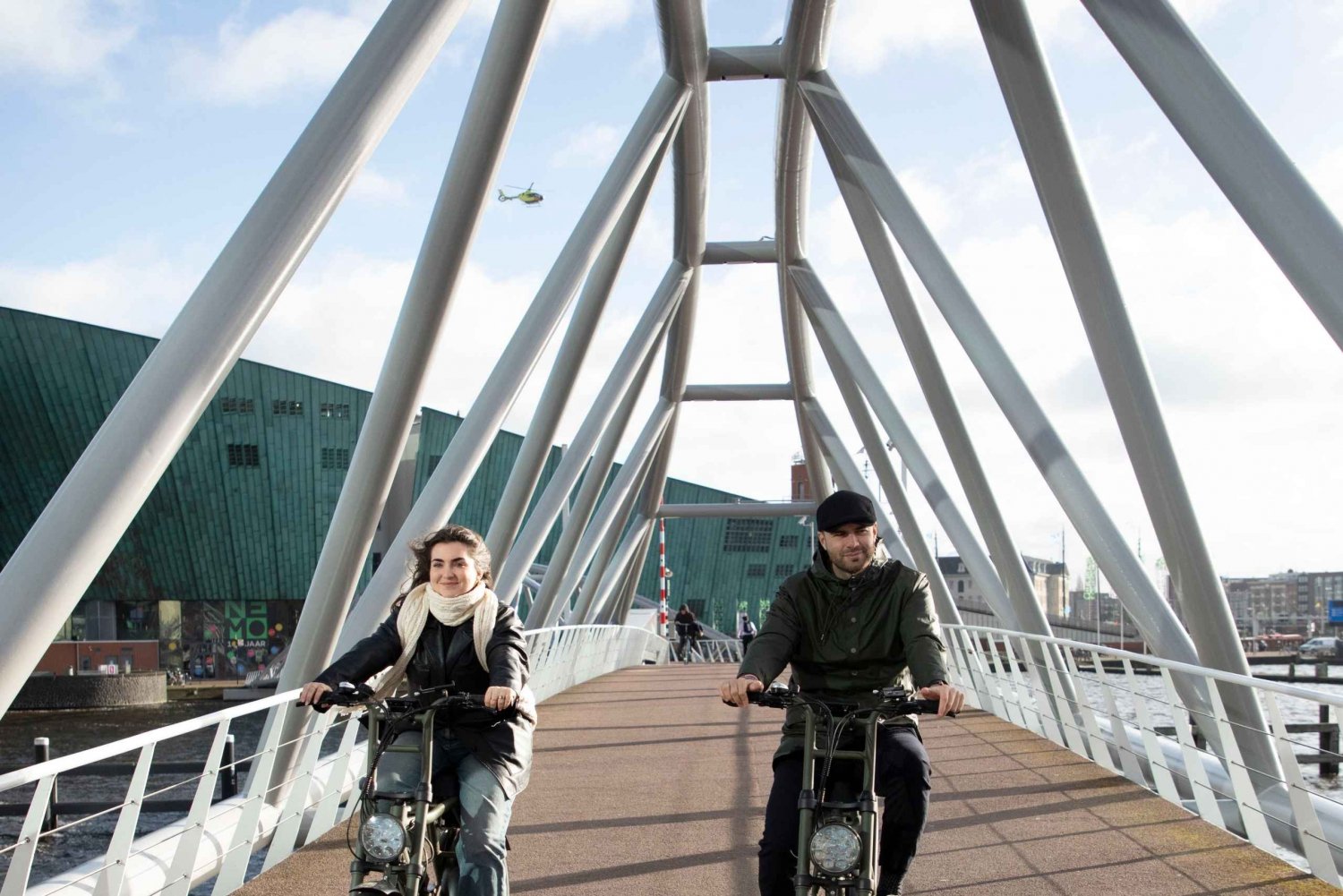 Amsterdam: Wycieczka na rowerze elektrycznym z atrakcjami miasta