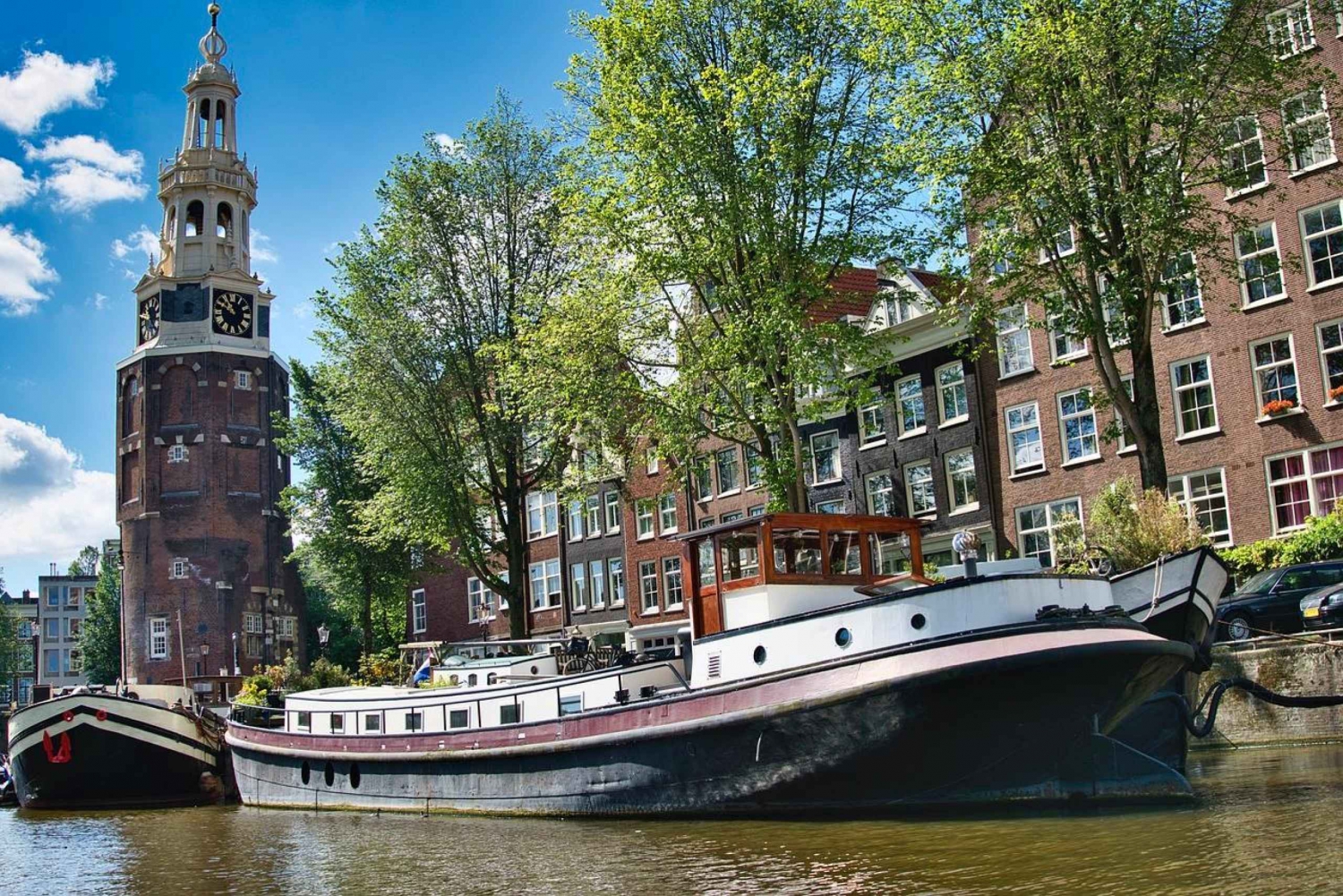 Amsterdam: Wycieczka z przewodnikiem City Highlights Self-Guided Audio Tour