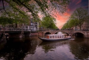 Amsterdam: Crociera in barca classica con opzione formaggio e vino