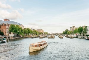 Amsterdã: Passeio de barco clássico com opção de queijo e vinho