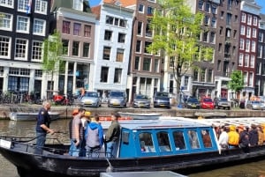 Amsterdam: Rejs kanałami na łodzi z otwartym barem i opcją napojów