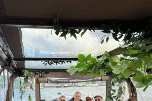 Amsterdão: cruzeiro aquecido e coberto pelos canais com bitterballen