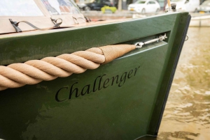 Amsterdão: cruzeiro aquecido e coberto pelos canais com bitterballen