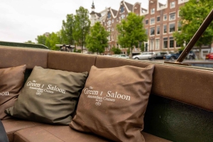 Amsterdão: cruzeiro aquecido e coberto pelos canais com bitterballen