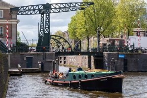 Amsterdam: Kulturelle Hop-On/Hop-Off-Bootsfahrt Stadtrundfahrt