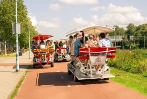 Amsterdam: Dutch Beer Bike Blast Tour with Onboard Bar