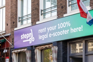 Amsterdam: tour in e-scooter Tour dei canali dorati (2 ore)