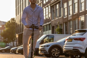 Amsterdam: tour in e-scooter Tour dei canali dorati (2 ore)