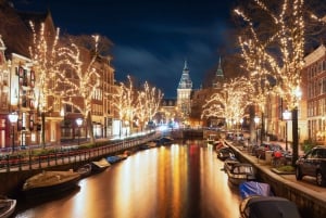 Amsterdam : Croisière sur les canaux en soirée avec bar (ouvert) à bord