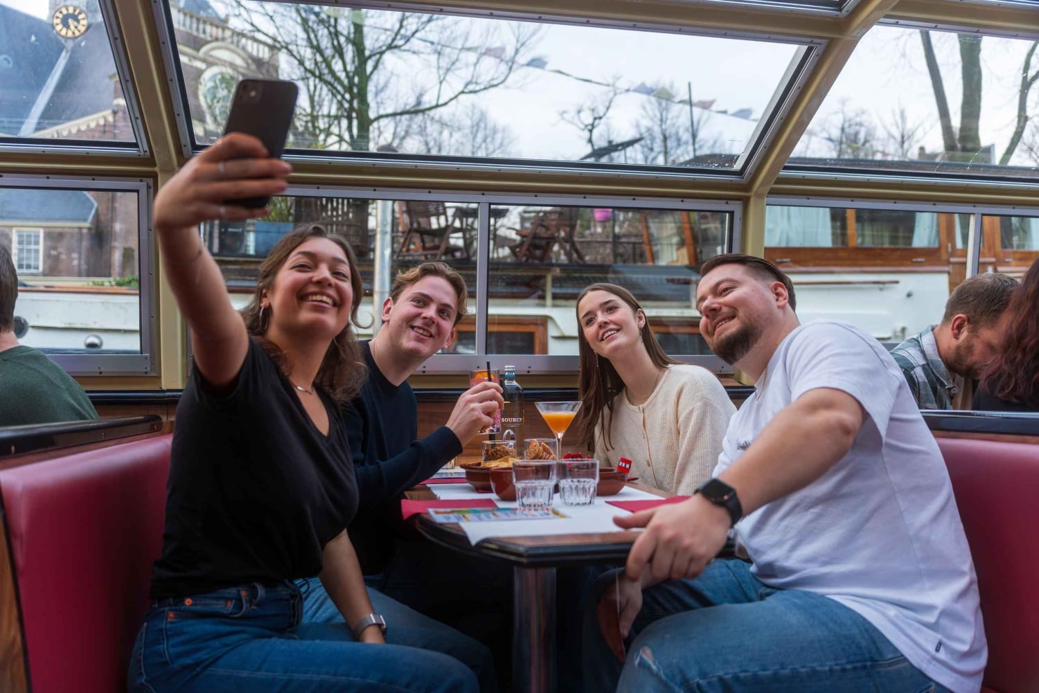 Amsterdam: Avondcocktailcruise door de grachten