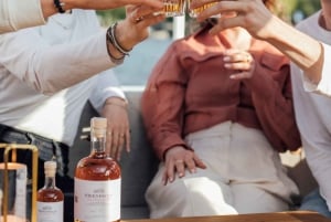 Amsterdam : croisière aux lumières du soir avec cocktail et gaufre