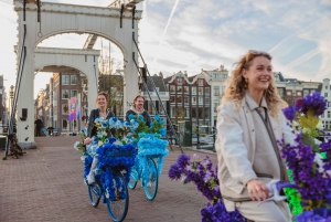 Amsterdam: Udforsk kanalerne, guidet tur på blomstercykler