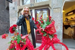 Amsterdam: Udforsk kanalerne, guidet tur på blomstercykler