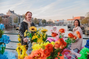 Amsterdam: Udforsk kanalerne, guidet tur på blomstercykler