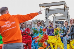 Amsterdam: Udforsk kanalerne, guidet tur på blomstercykler