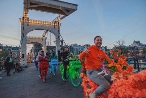 Amsterdam: Udforsk kanalerne, guidet tur på blomstercykler