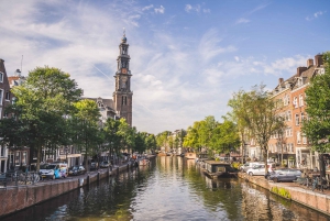 Amsterdam ganztägig: Wandern, Radfahren & Schifffahrt mit Mittagessen