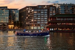 Amsterdam : Croisière sur les canaux avec guide allemand et bar à bord
