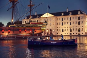 Amsterdam : Croisière sur les canaux avec guide allemand et bar à bord