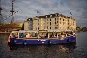 Amsterdam: German Guided Canal Cruise with on Board Bar