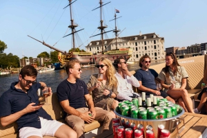 Amsterdam: German Guided Canal Cruise with on Board Bar