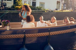 Amsterdam: German Guided Canal Cruise with on Board Bar