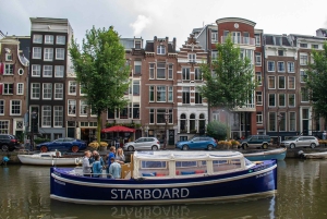 Amsterdam: German Guided Canal Cruise with on Board Bar