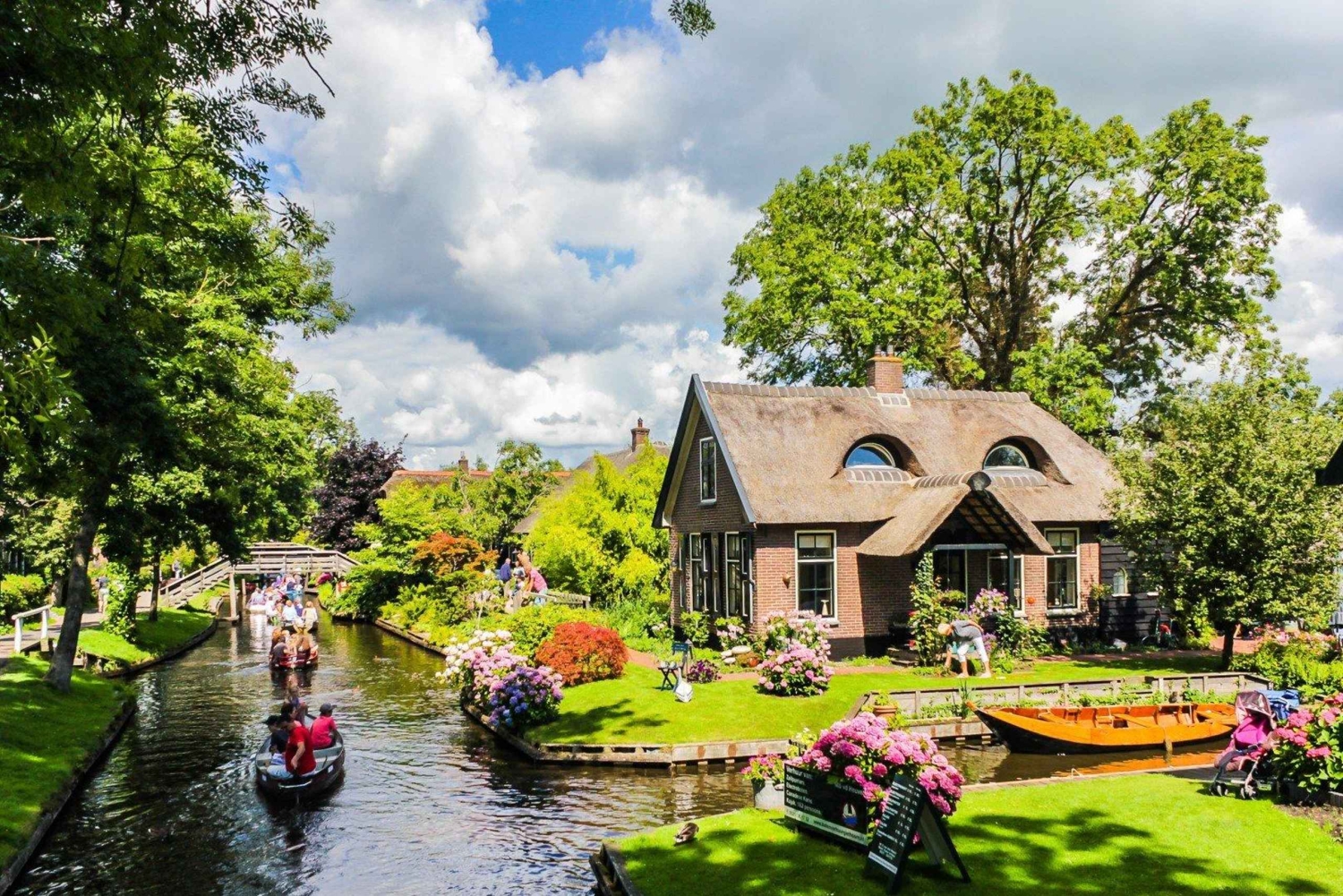 Amsterdam: Privat resa till Giethoorn med drönarbilder
