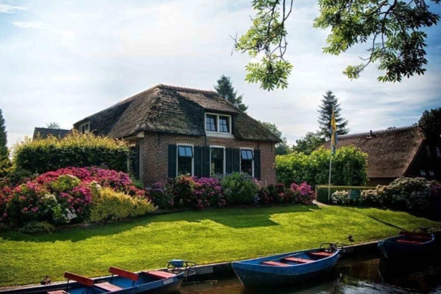 Amsterdam : Giethoorn, croisière en bateau, visite de Afsluitdijk