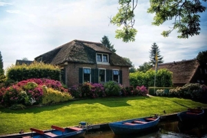 Amsterdam : Giethoorn, croisière en bateau, visite de Afsluitdijk