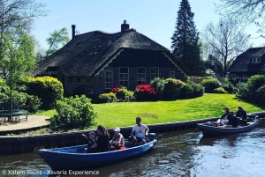 Amsterdam : Giethoorn, croisière en bateau, visite de Afsluitdijk