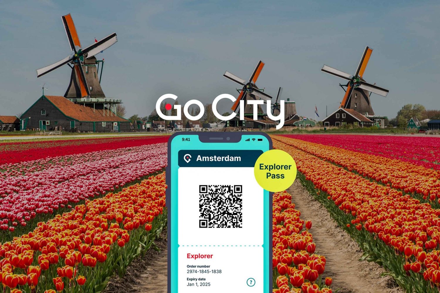 Amsterdam: Go City Explorer Pass - wybierz od 3 do 7 atrakcji