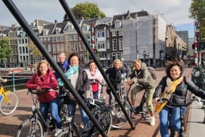 Amsterdam: Guided City Bike Tour in French