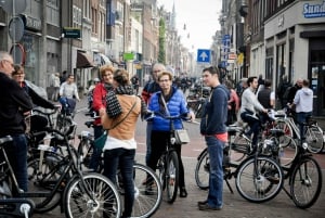 Amsterdam: Guided City Bike Tour in French