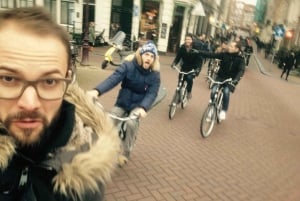 Amsterdam: Guided City Bike Tour in French