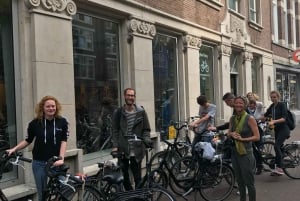 Amsterdam: Guided City Bike Tour in French