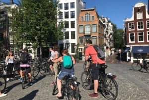 Amsterdam: Guided City Bike Tour in French