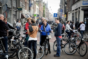 Amsterdam: Tour guiado de la ciudad en bicicleta en francés