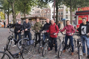 Amsterdam: Tour guiado de la ciudad en bicicleta en francés