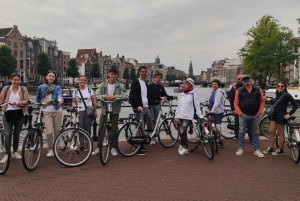 Amsterdam: Tour guiado de la ciudad en bicicleta en francés