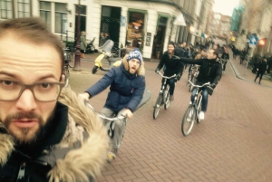 Amsterdam: Tour guiado de la ciudad en bicicleta en francés