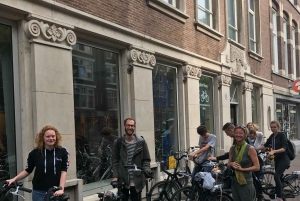 Amsterdam: Tour guiado de la ciudad en bicicleta en francés