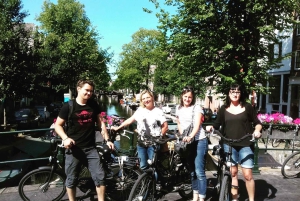 Amsterdam: Tour guiado de la ciudad en bicicleta en francés